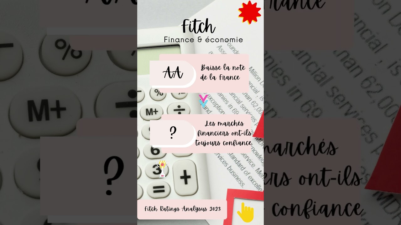 Fitch abaisse la note de la France@ #&eacute;conomie #finance #argent #d&eacute;pensespubliques #FITCH#Information