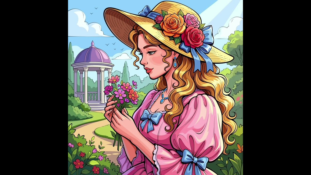 Lady in the Garden #video #lady #garden #flowers #summer #online 