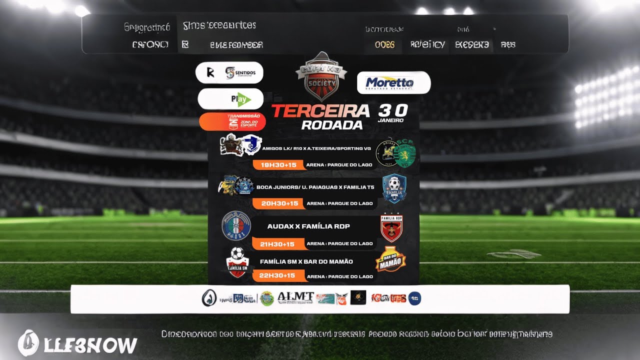 COPA N3 SOCIETY | 3º RODADA | GRUPO B
