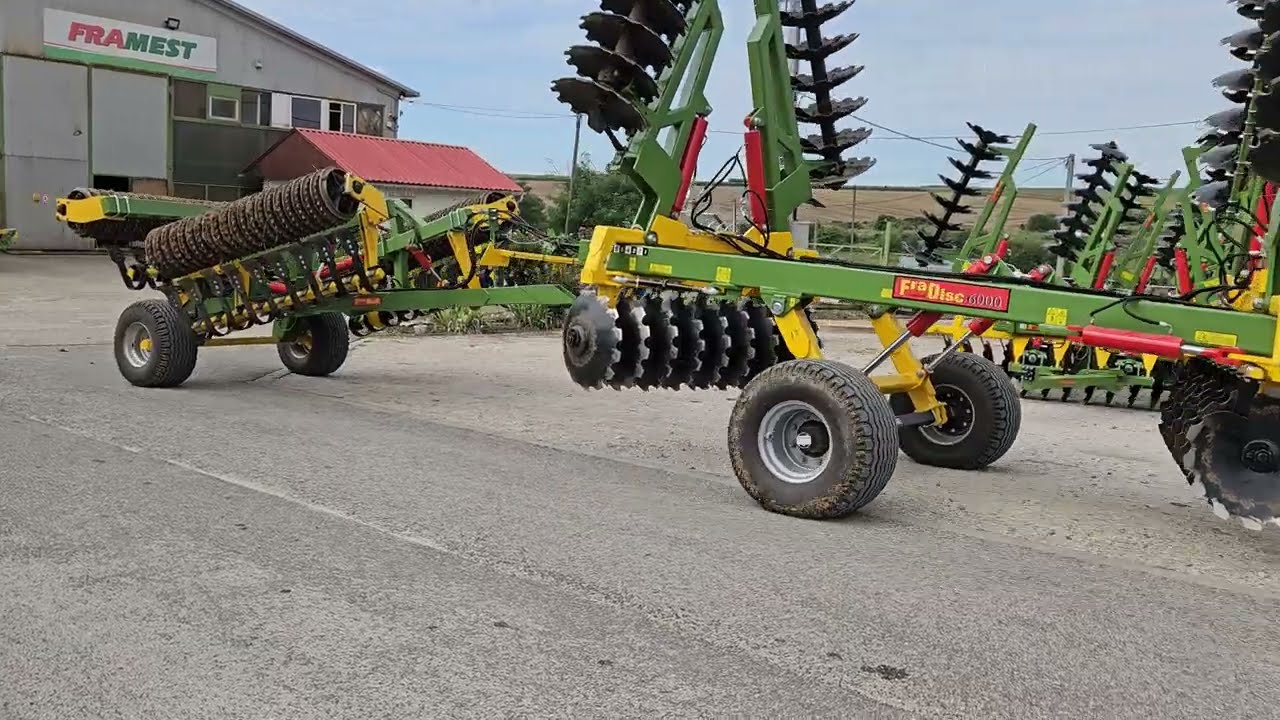 FRAMEST | FraDisc 6000 és FraRoll 6500 tarlóhántás