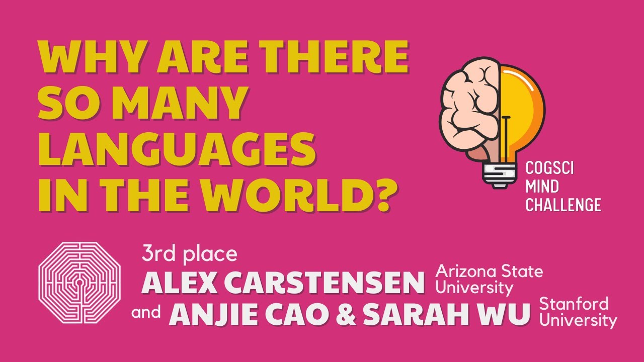 Why are there so many languages in the world? – 2023 CogSci Mind Challenge