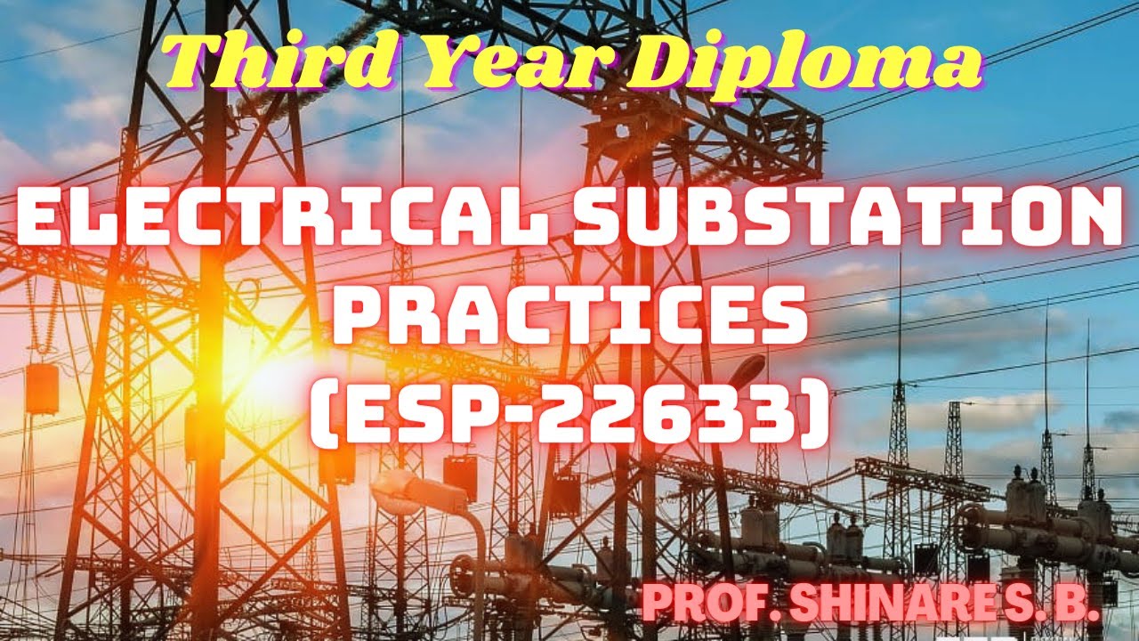 MSBTE | ESP-22633 | Lect. 19 | Unit-V | Single Line Diagram of Gas Insulated Substation