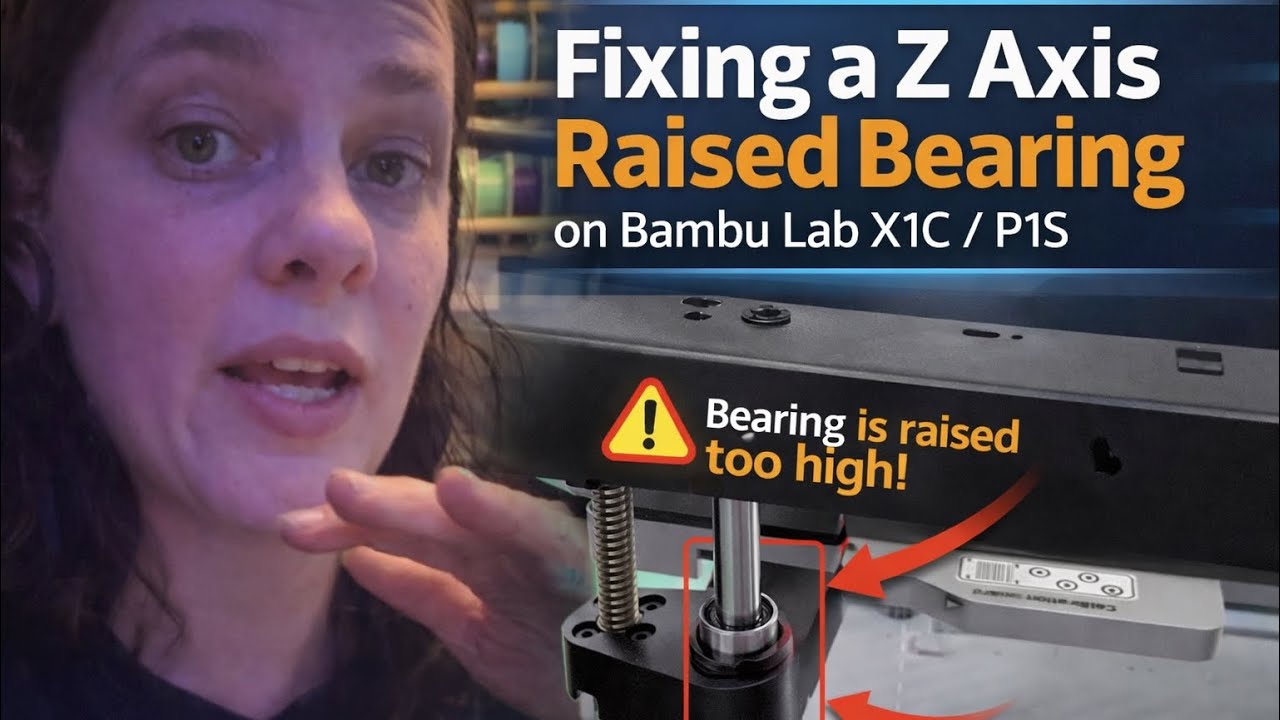 Исправление ошибок позиционирования по оси Z на станках Bambu Lab X1C / P1S (исправление проблемы...
