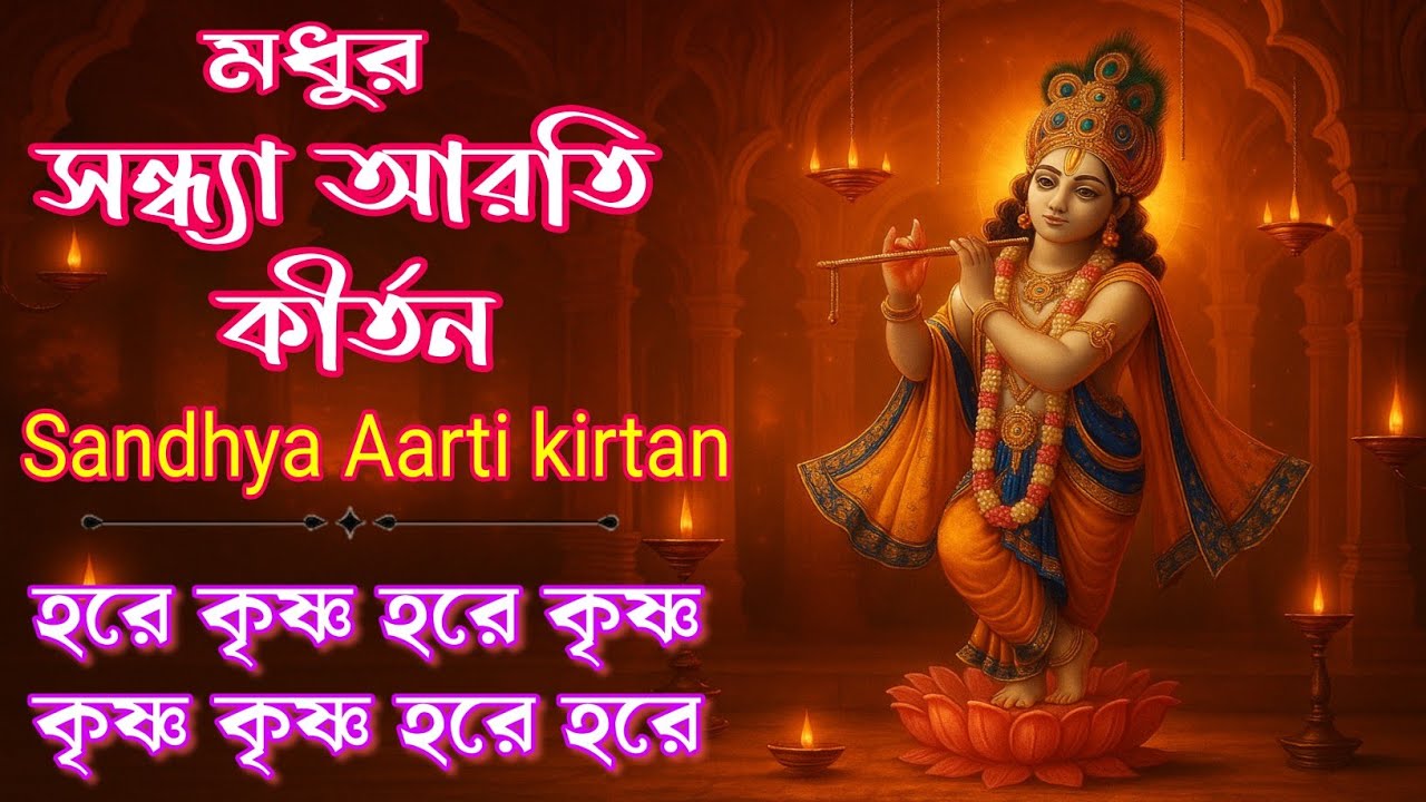 সন্ধ্যা আরতি কীর্তন || কৃষ্ণ নাম সংকীর্তন || Sandhya Aarti Kirtan Hare Krishna Naam