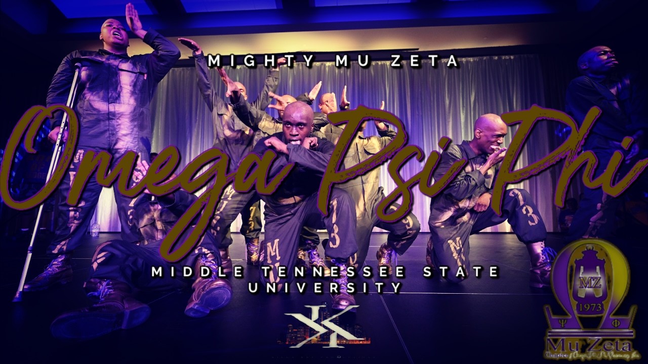 Omega Psi Phi - Mighty Mu Zeta Chapter - Spr. 2026 New Initiate Presentation (MTSU)