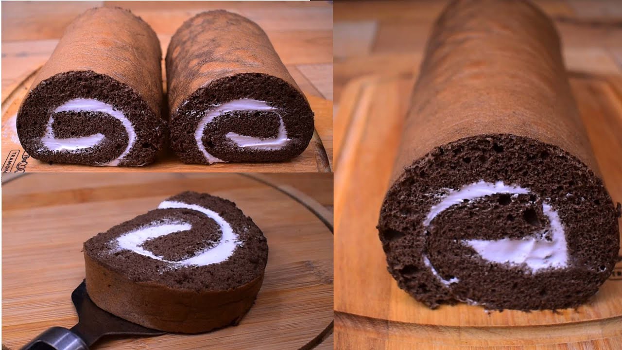 Chocolate Swiss Roll - Bakery Style Pro Recipe l Perfect & Easy