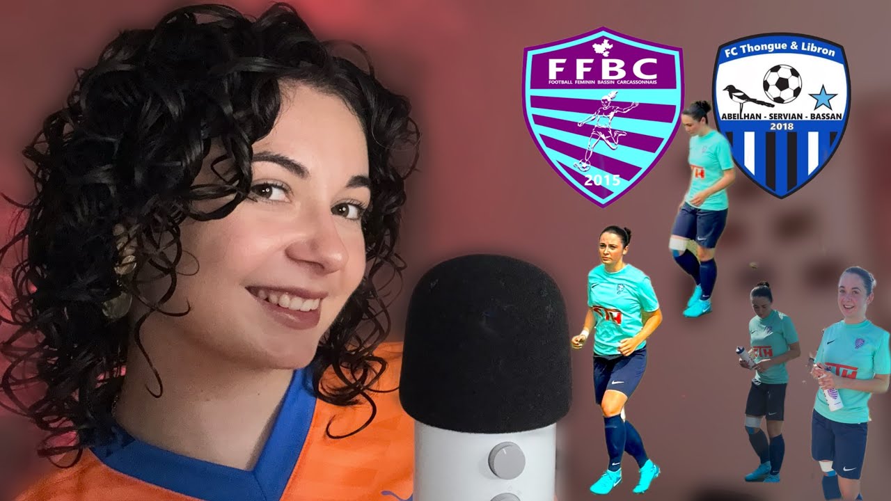 • ASMR FR • DÉBRIEF PREMIER MATCH de CHAMPIONNAT contre THONGUES • (ex leader du championnat ) ⚽️💙💜