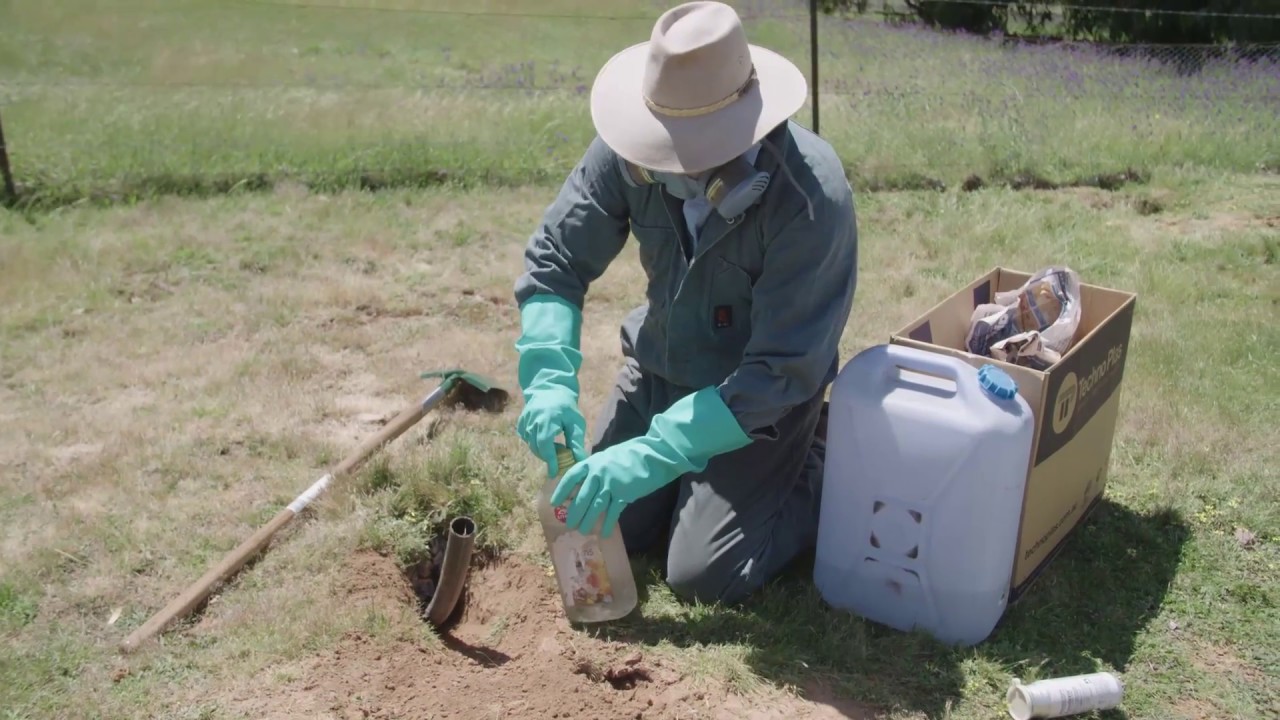 Rabbit warren fumigation