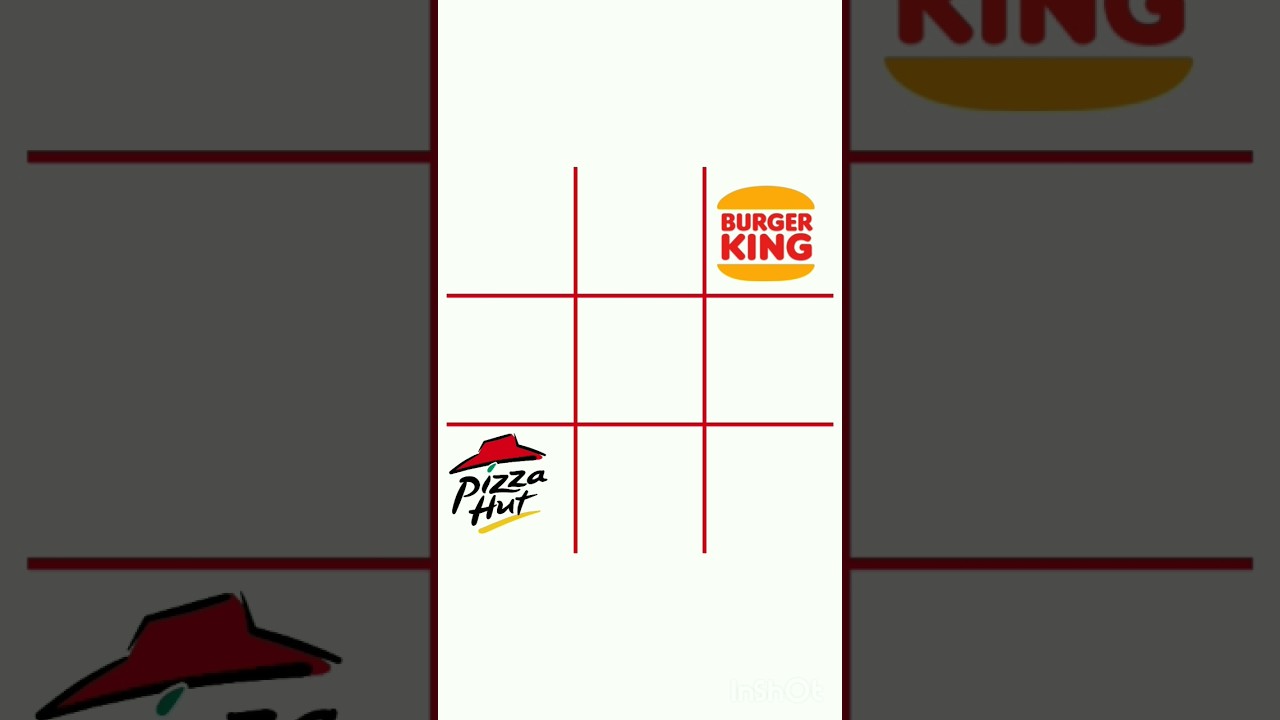 Burger King versus Pizza Hut 