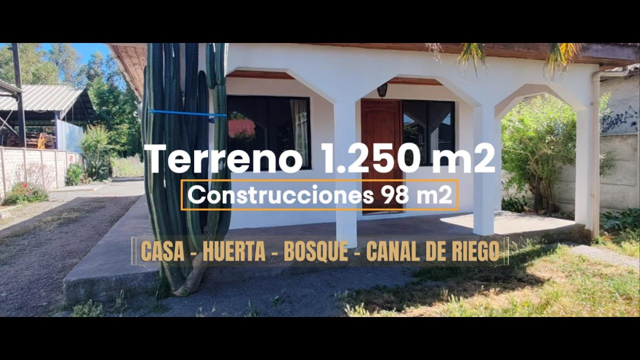 Vida Tranquila y Espacio para Crecer 🌱 Recorrido Parcela con Casa en Quinta de Tilcoco