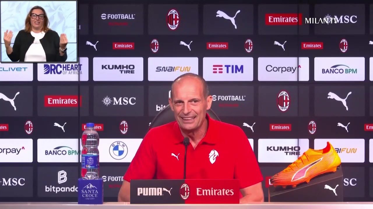 JUVE-MILAN, Allegri emozionato: "gli anni alla Juve li porto dentro di me. Nessuna rivincita".