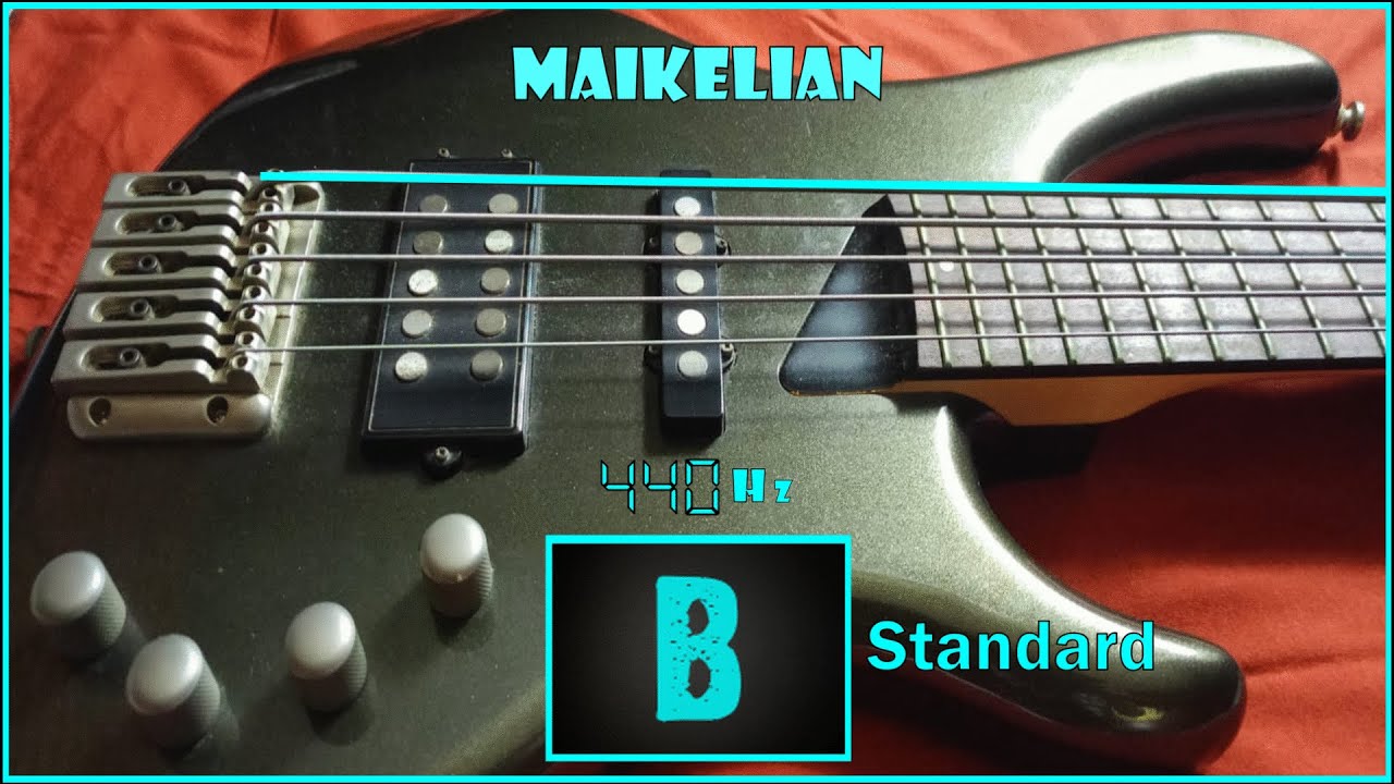 5 String Bass Tuner – Standard Tuning (B E A D G)