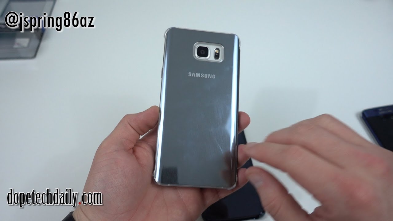 Samsung Official Galaxy Note 5 Clear S-View Flip Cover