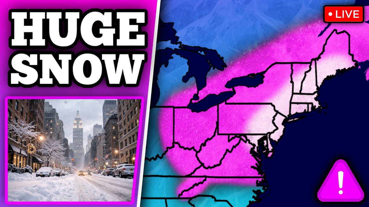 🔴 BREAKING MAJOR WINTER STORM UPDATE - Over 24