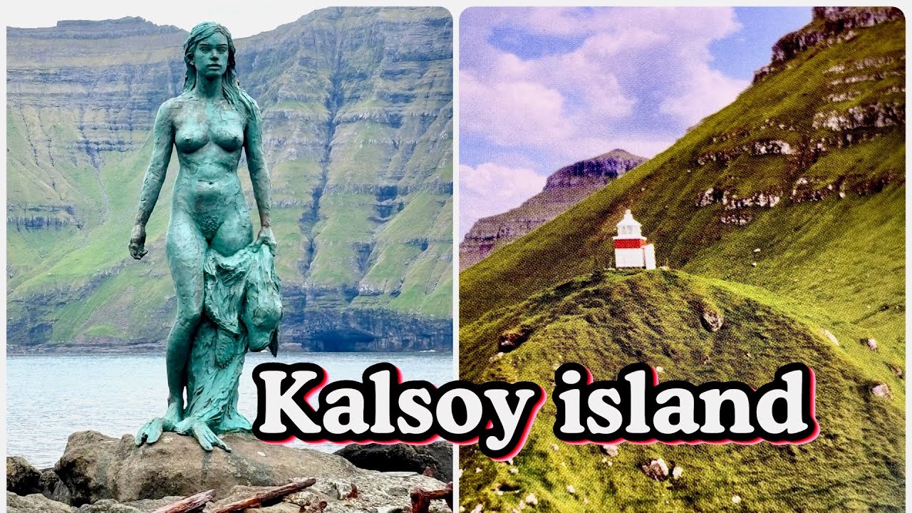 KALLUR LIGHTHOUSE AND KOPAKONAN ON kALSOY # FAROE ISLANDS 