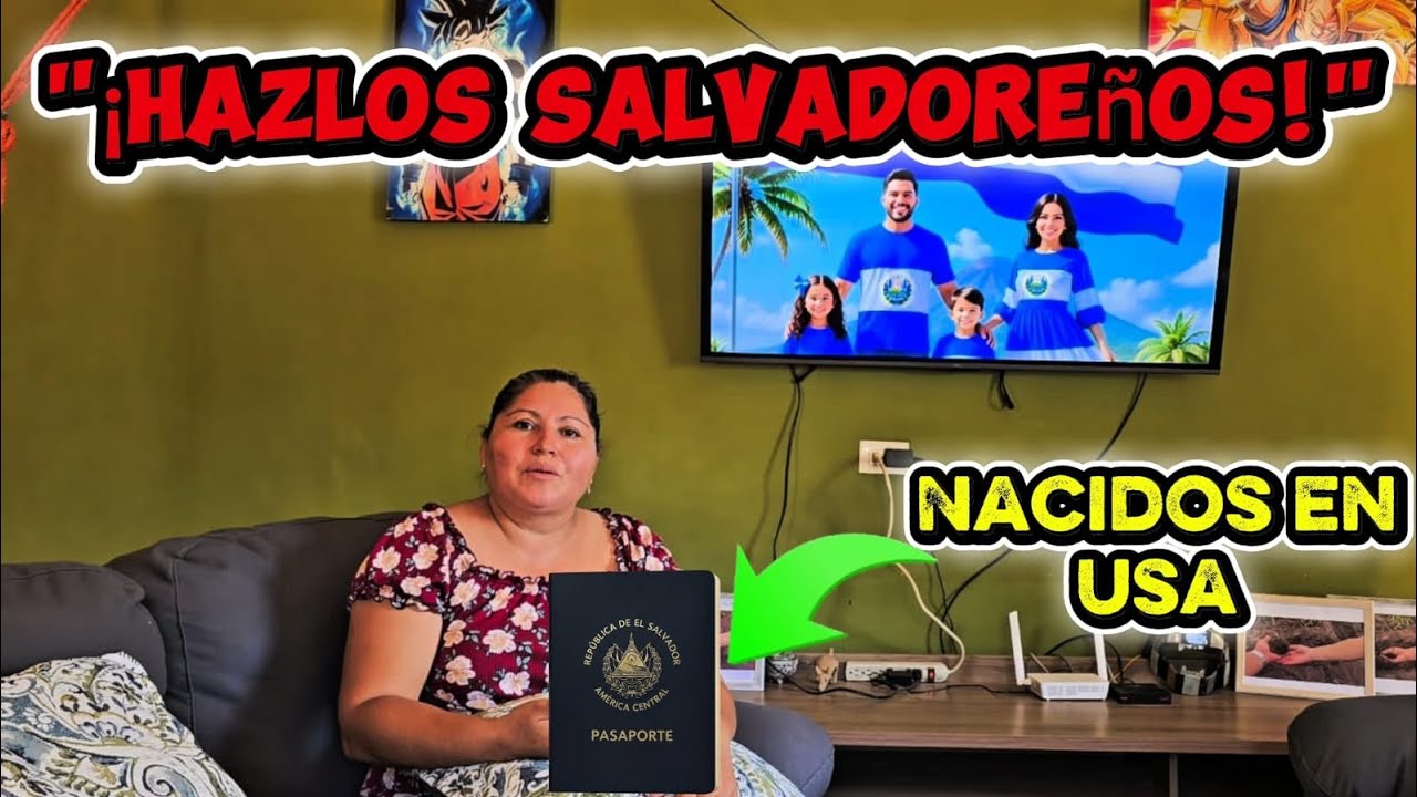 Así ASENTÉ a mis HIJOS en El Salvador, para que TENGAN Doble NACIONALIDAD🇺🇸🇸🇻. Les comento la VERDAD