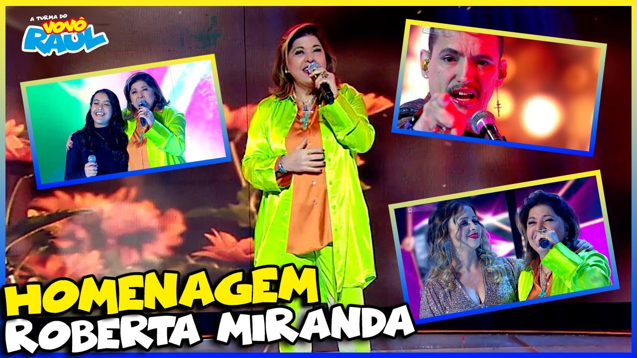 ROBERTA MIRANDA RECEBEU LINDA HOMENAGEM NO RAUL GIL