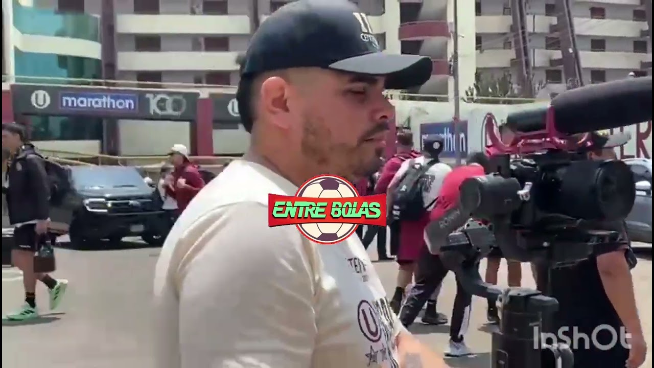 Llegada del plantel de Universitario al Estadio Monumental luego de su regreso a Lima