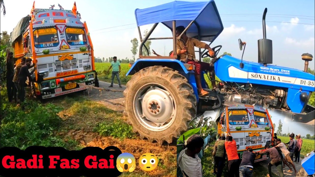Apni gadi fas gai😱 || Banana loading || Lucknow to Punjab ❤️ || Truck vlog || Driver life
