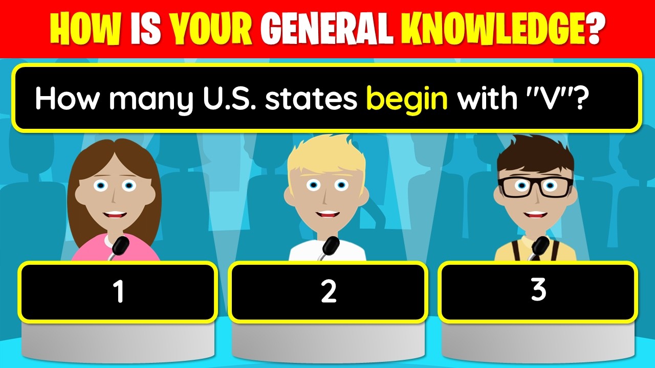 👉  40 Trivia Quiz Questions - How is YOUR general knowledge?! | 26-025