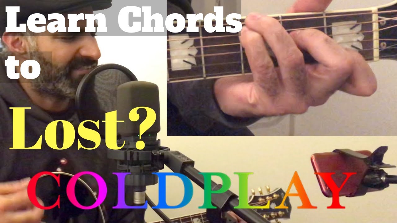♫ Lost - Coldplay (Acoustic Cover) ♫ - learn guitar chords