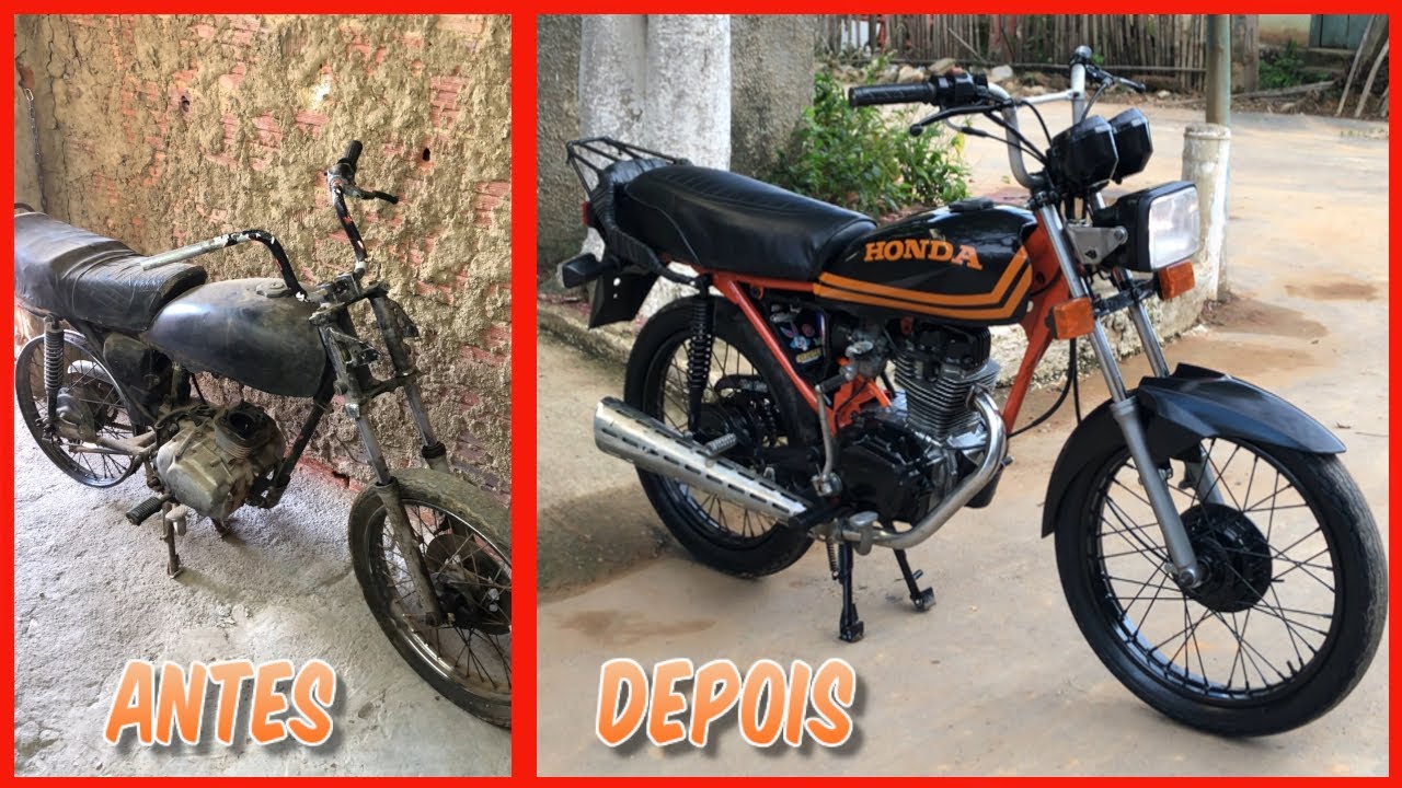 RESTAURAÇAO CG 125 cc 1978 ABANDONADA