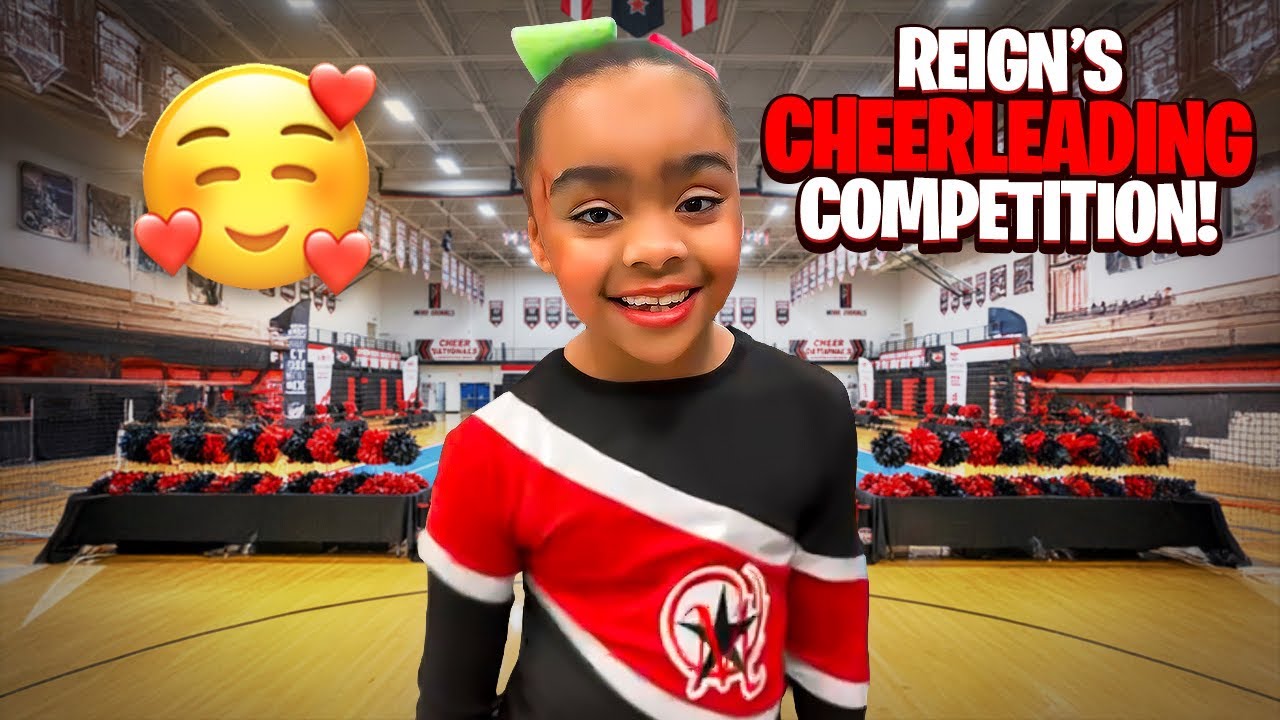 Reign’s Cheerleading competition She did an amazing job. We also go celebrate at dinner. #TheRushing