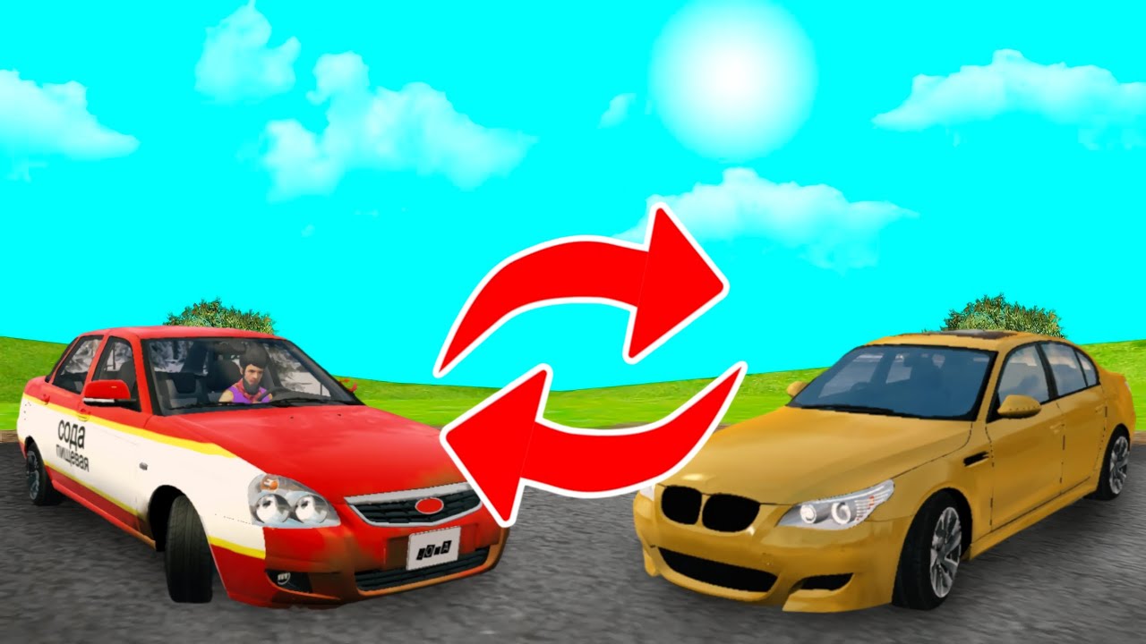 ШОК‼️ОБМЕНЯЛ ПРИОРУ на БМВ!? Car Parking Multiplayer