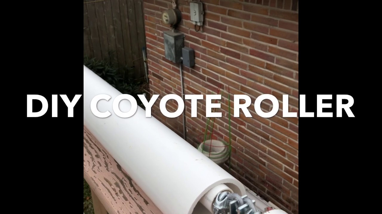 DIY Coyote Roller Animal Deterrent