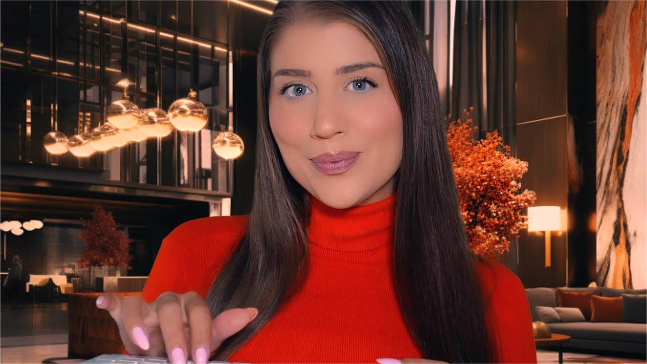 ASMR RP | Luxury Autumn Hotel Check-In & Fall Menu 🇮🇹 (Italian Accent)