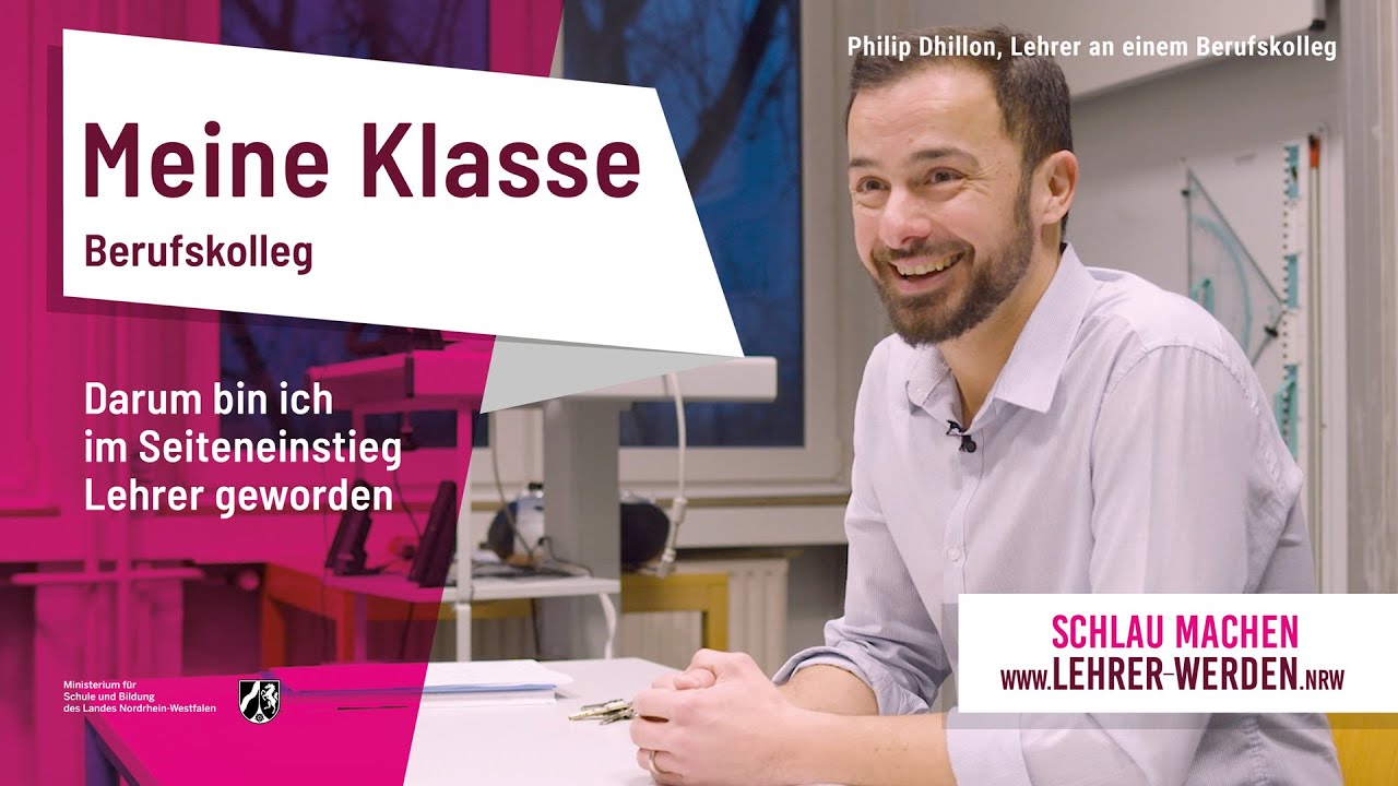 Einblick in das Schulleben von Berufskolleg Lehrer Philip