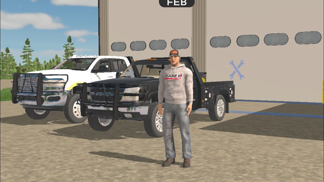 Going to buy a new truck on American farming 