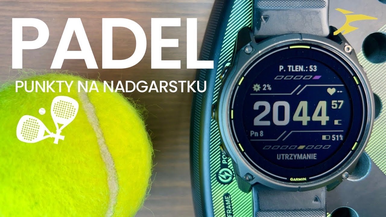 Grasz w padla? Zegarek zliczy Twój wynik