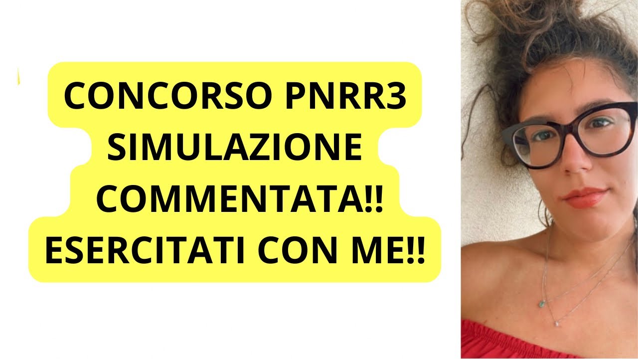 SIMULAZIONE PNRR3!!! DOMANDE. PER ALLENARTI