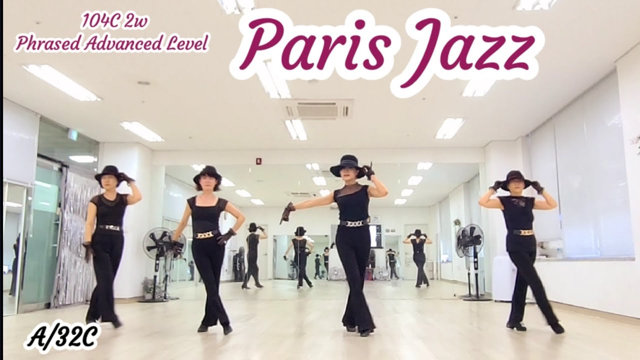 #위례라인댄스(상급작품)  Paris Jazz Linedance (Demo)