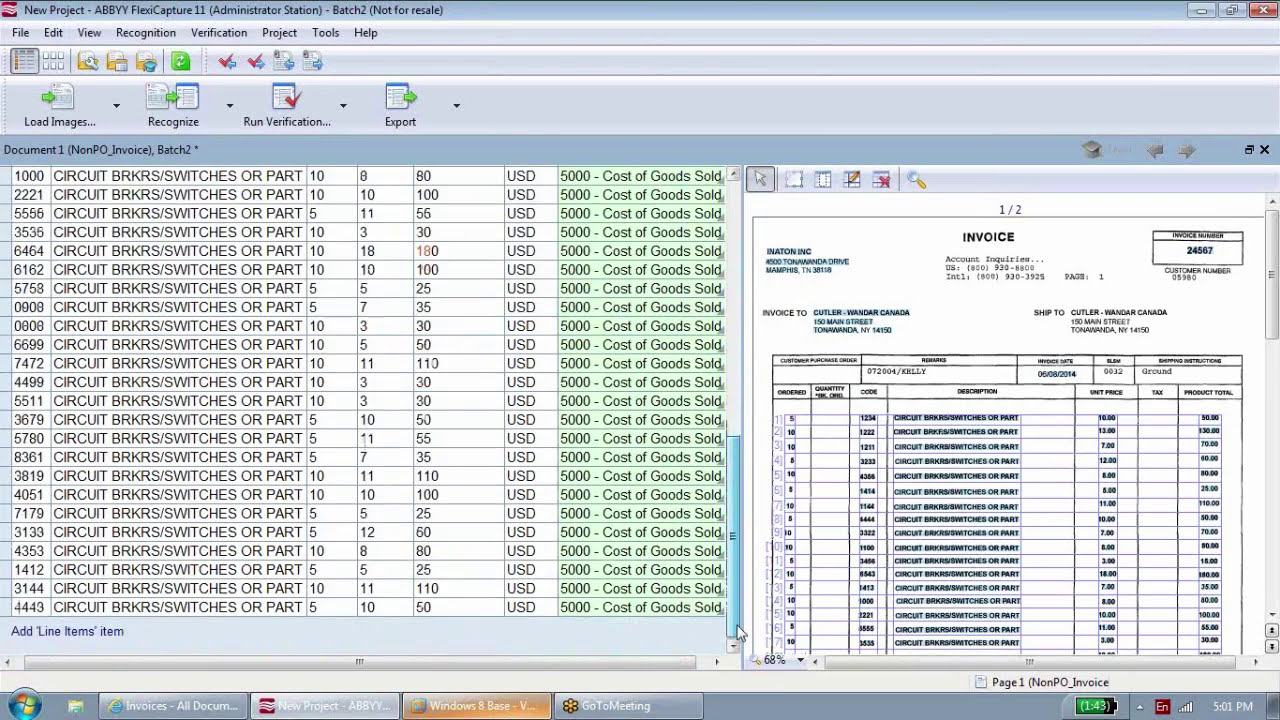 ABBYY FlexiCapture for Invoices - Demo Video