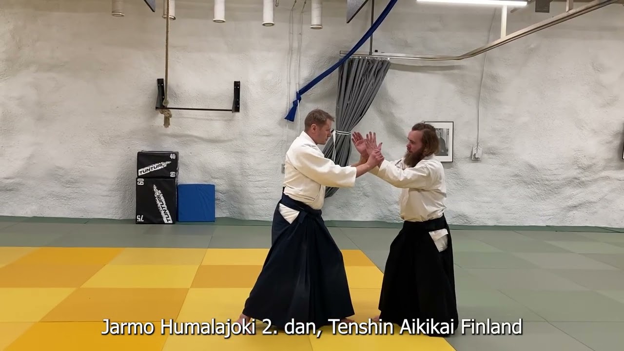 Aikidoa yli rajojen 2026. Jarmo Humalajoki 2. dan, Tenshin Aikikai Finland. Kuvaus Ben Kamras.