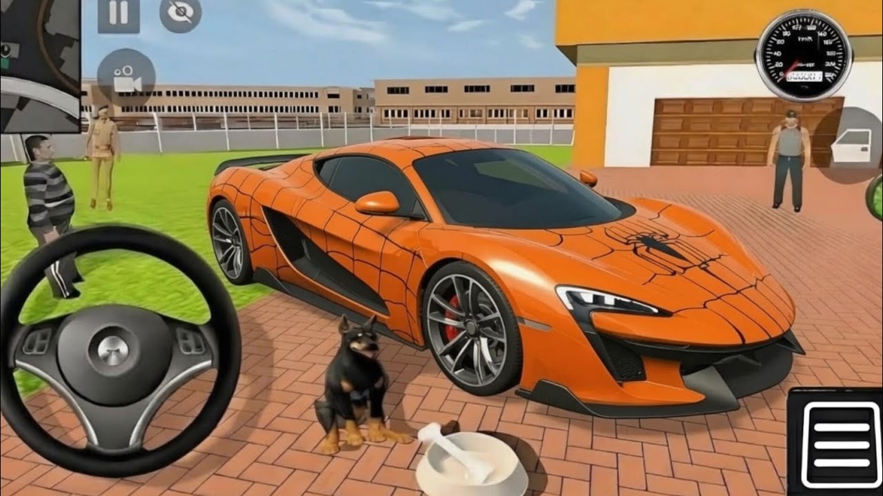 Indian Thift Auto Simulator🤩Android Gameplay🥳 Zombies | Yellow spider man | Red Spider man Gameplay 