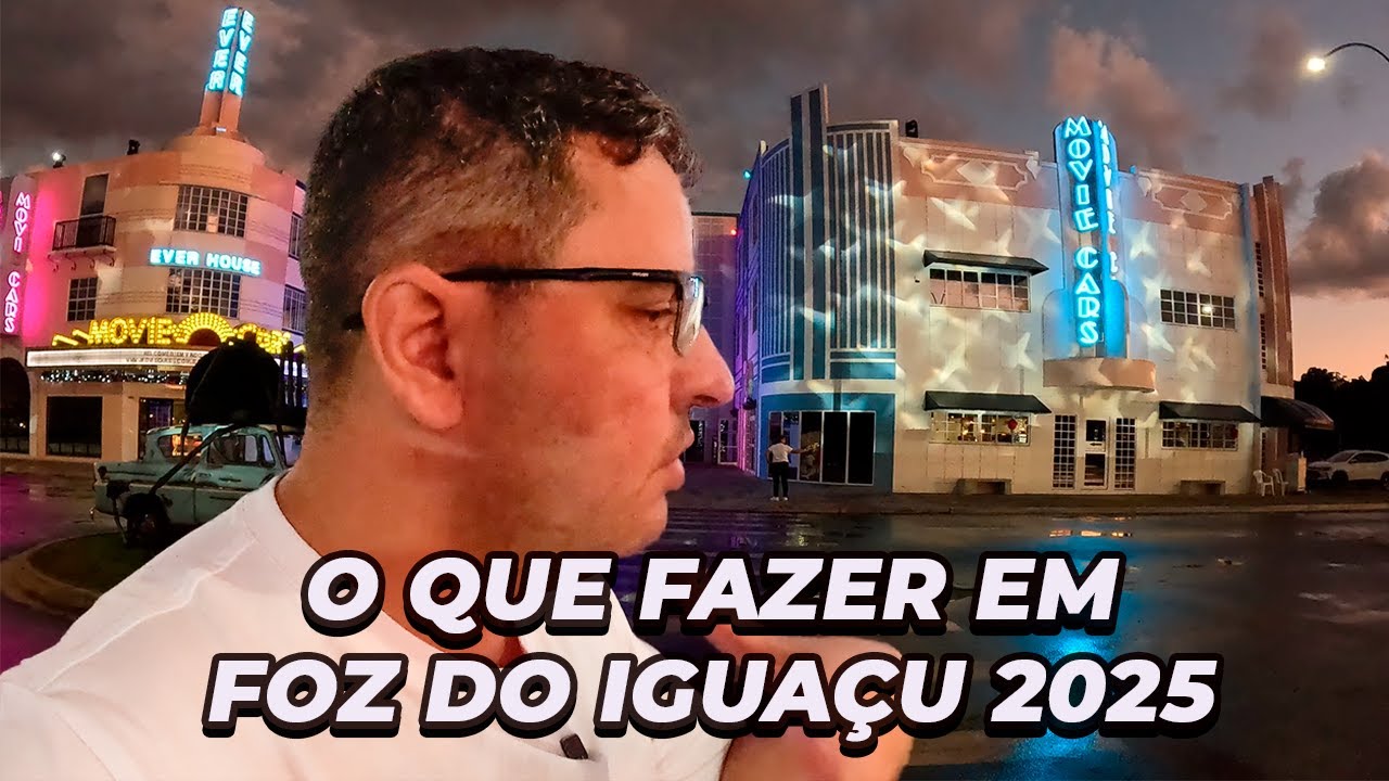 3 atrações em Foz do Iguaçu 2025 pagando 50%: Movie cars, water show e lumina