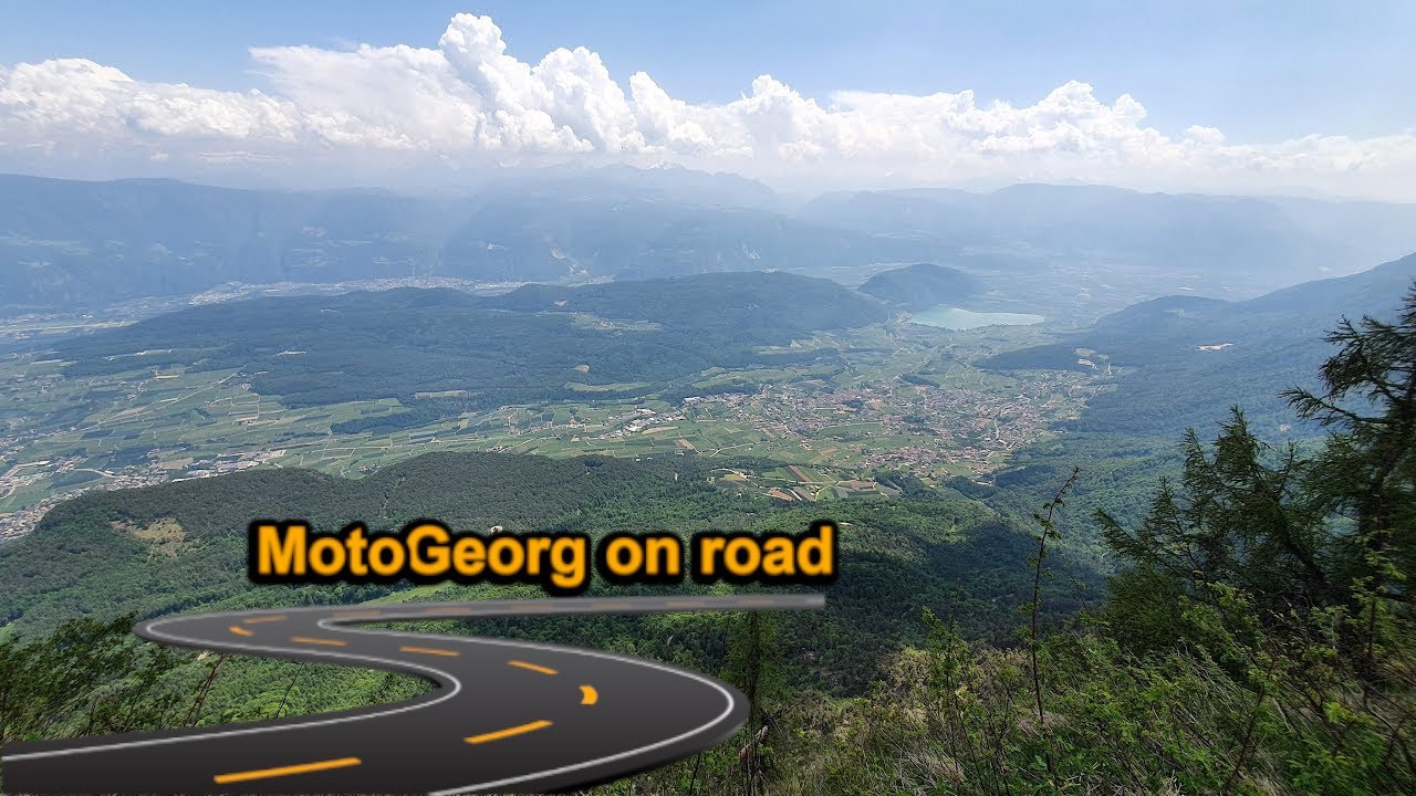 Mendelpass und Penegal - von Ronzone nach Gand / Passo della Mendola - Alpenpässe mit dem Motorrad