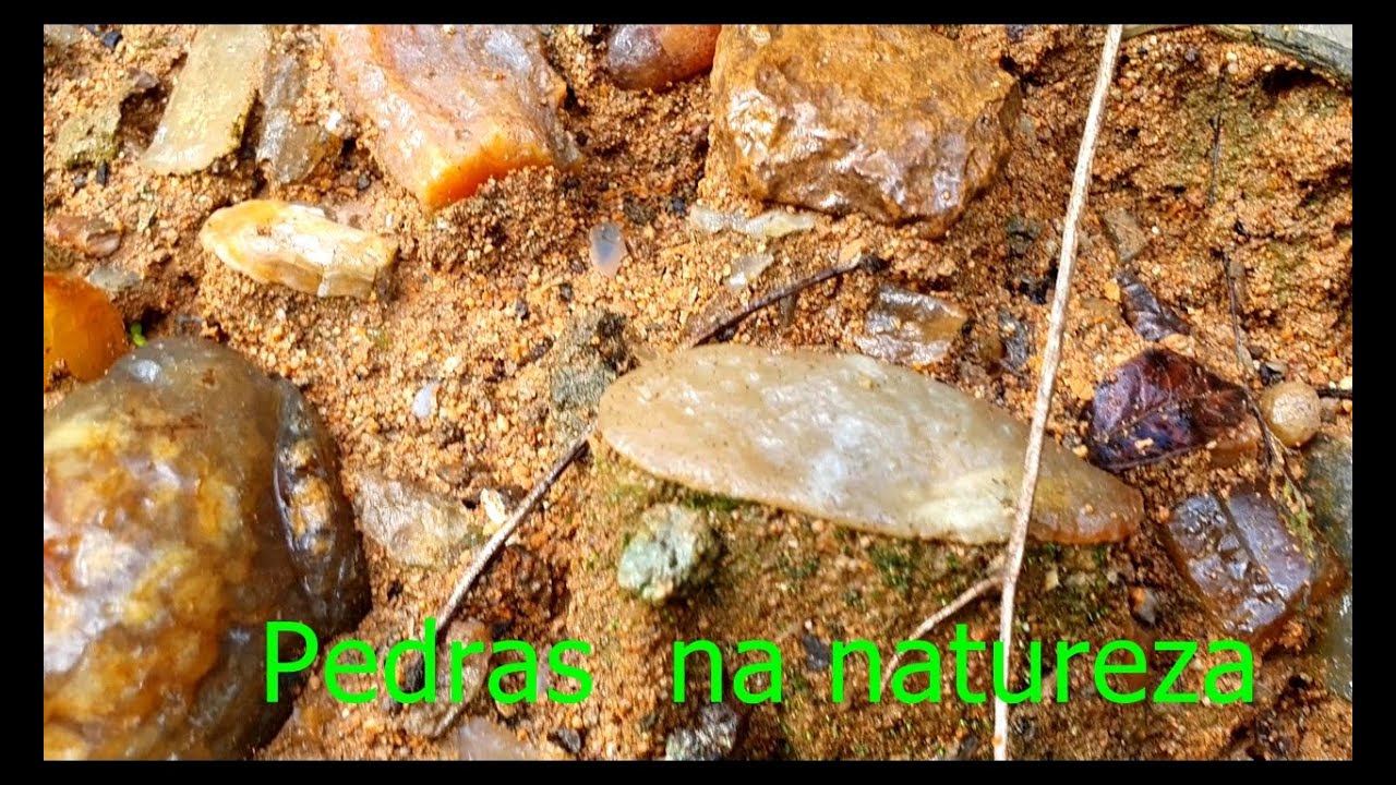 Assim que as pedras ficam na natureza