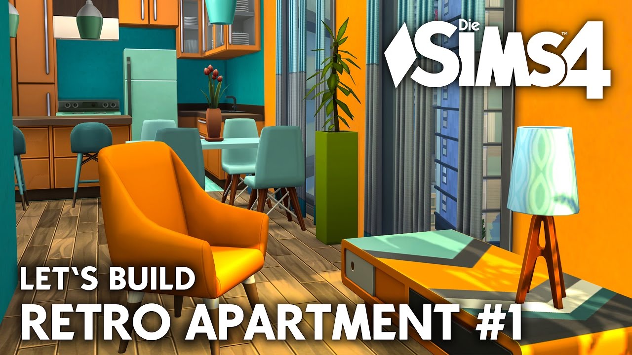 Retro Apartment #1 | Die Sims 4 Gro&szlig;stadtleben Haus bauen & einrichten | Let's Build (deutsch)