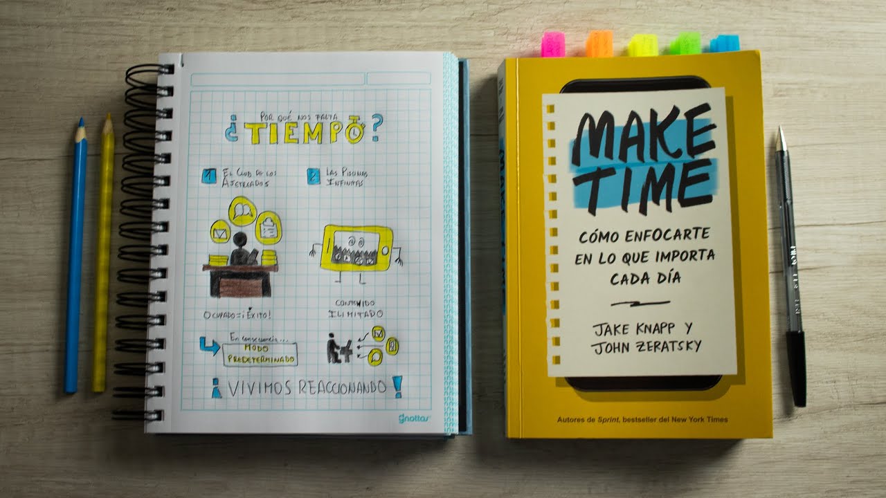 MAKE TIME de Jake Knapp & John Zeratsky (Resumen del Libro, Cómo Organizar Tiempo y Ser Productivo)