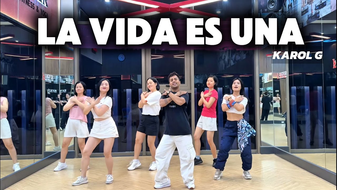 La Vida Es Una - KAROL G | Zumba Fitness | Happy Mehra Choreography 