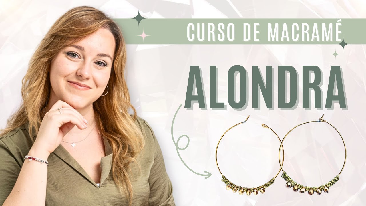 ✔️NUDO ALONDRA | pendientes PASO A PASO
