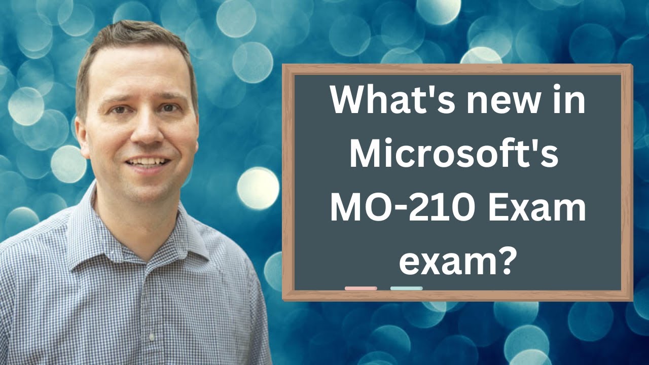 What is new in Microsoft's MO-210 Excel exam?