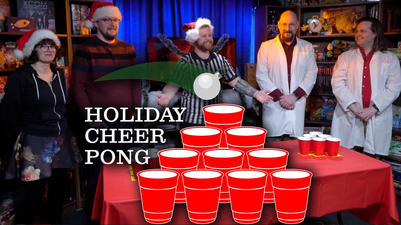 Festive Punishment Game - Holiday Cheer Pong