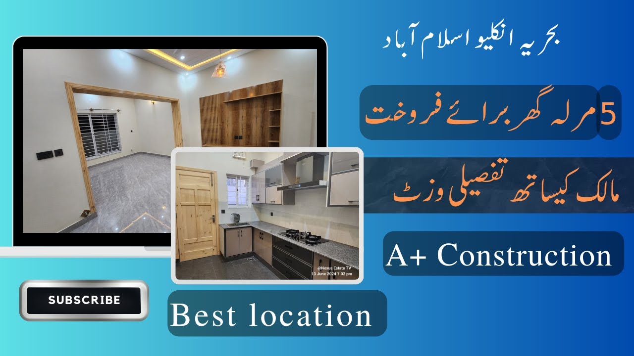 Bahria Enclave Best Quality 5 Marla House For Sale | Visit with Owner in Details | @Nexus Estate TV