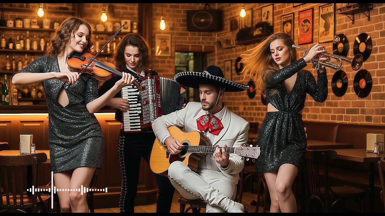 Upright Bass & Accordion | 1950s Mariachi Waltz Flow
