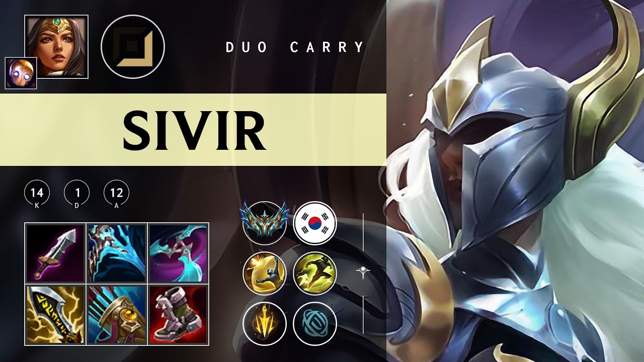 Sivir ADC vs Jhin - KR Challenger Patch 25.23